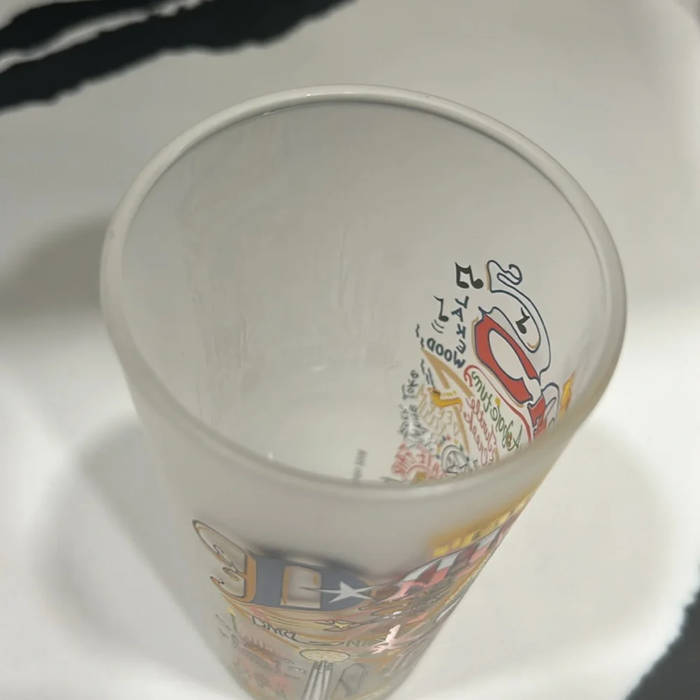 Cat Studio Dallas Frosted Drinking Glass